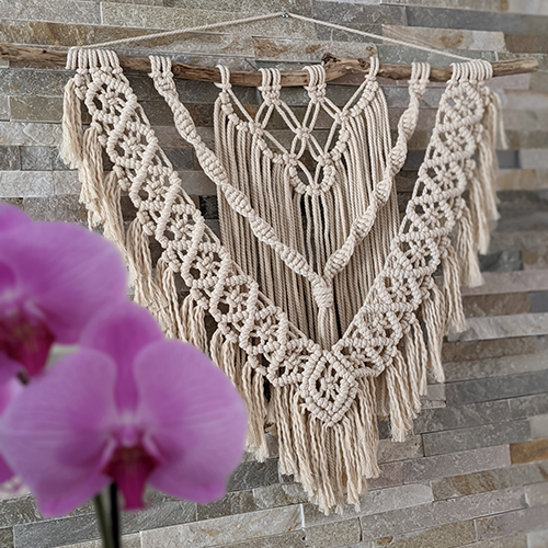 boho macrame wallhanging