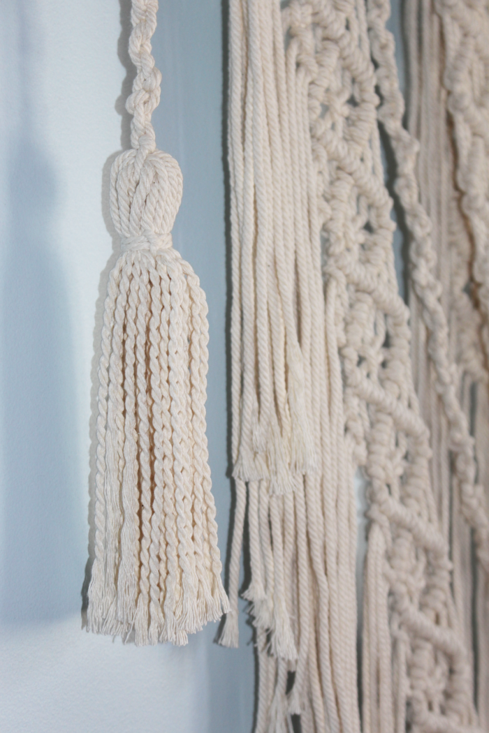 large macrame wall hanging