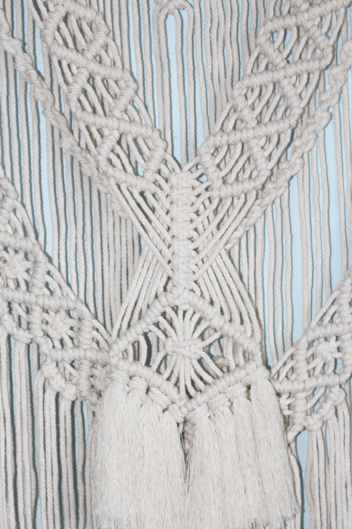 large macrame wall hanging