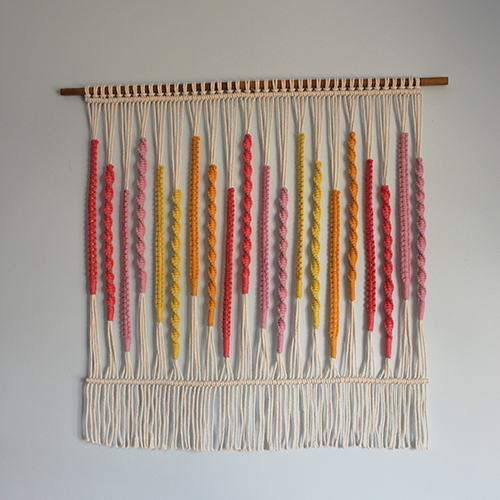 colorful wall hanging