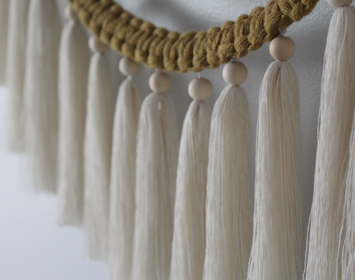 modern macrame wall hanging