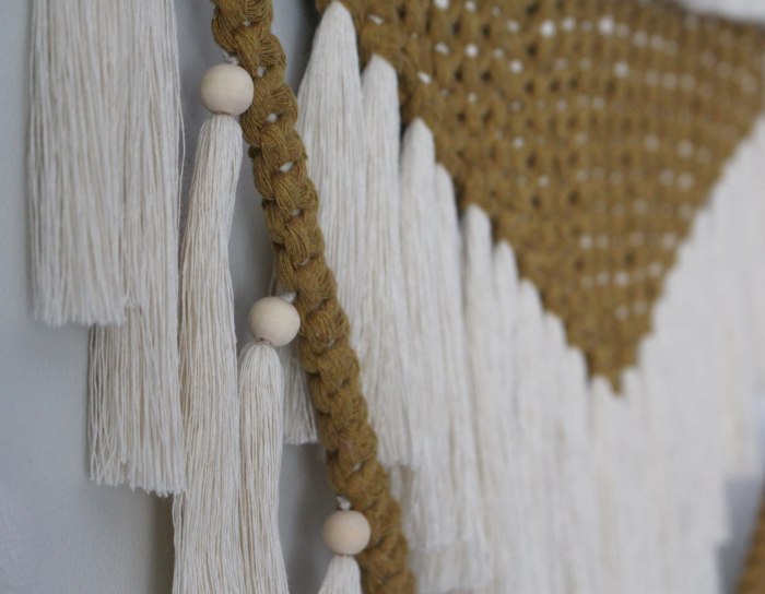 modern macrame wall hanging