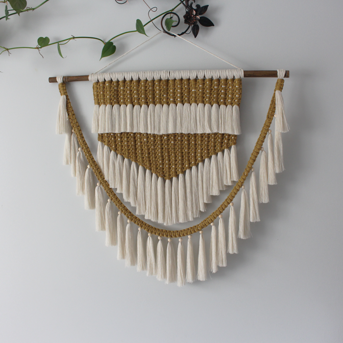 modern macrame wall hanging