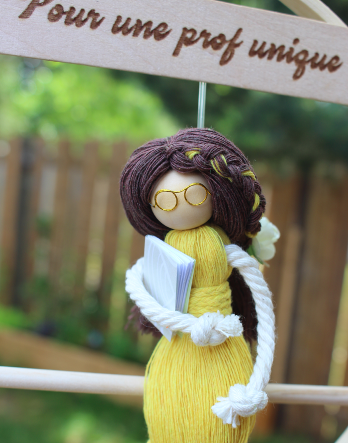 macrame doll-teacher