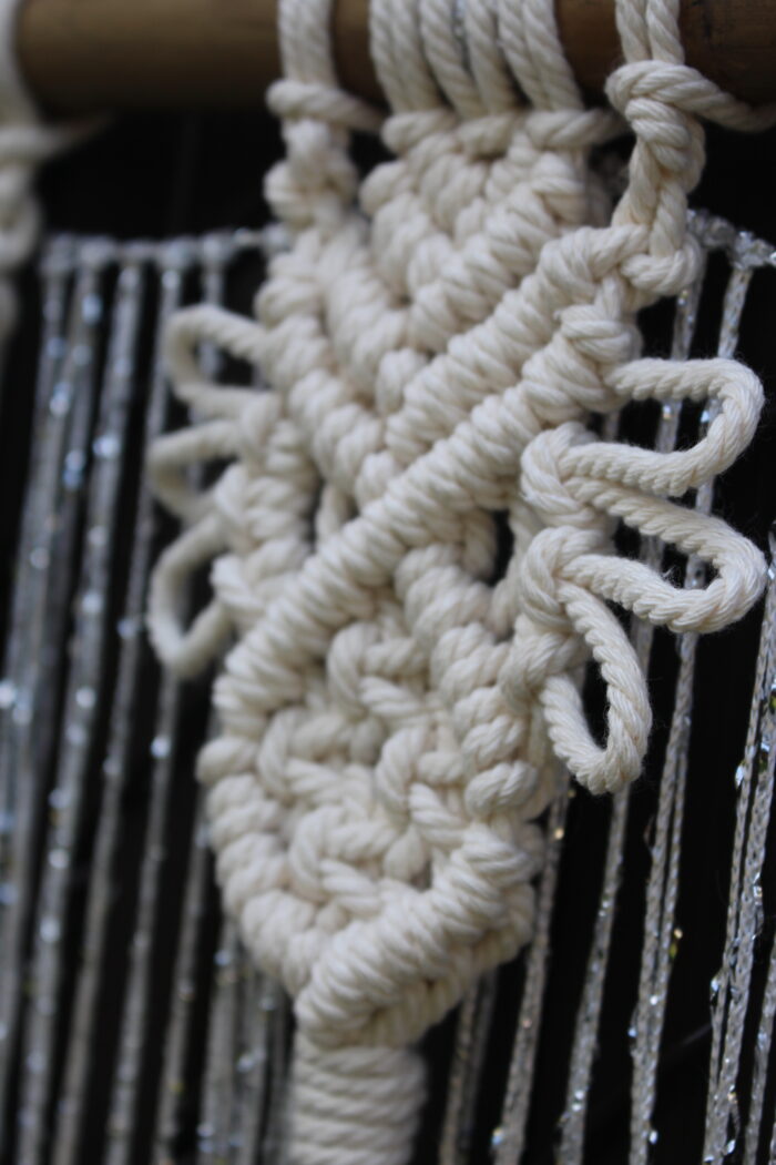 large macrame wall hanging