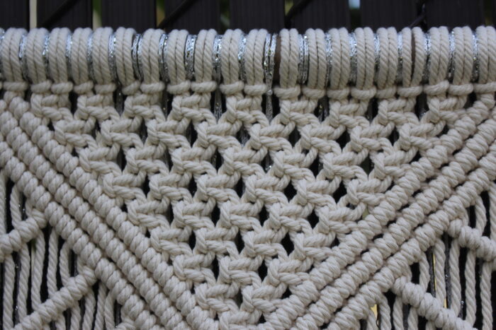 large macrame wall hanging