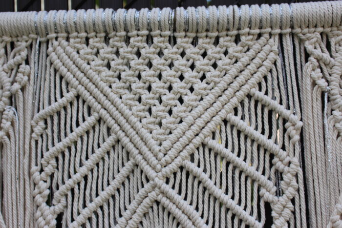 large macrame wall hanging