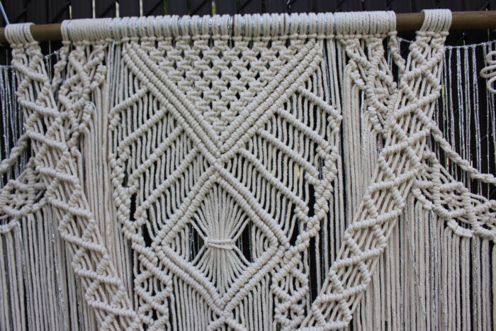 large macrame wall hanging