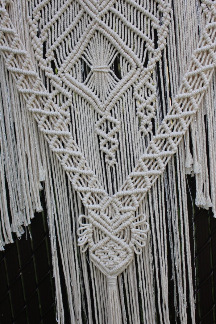 large macrame wall hanging