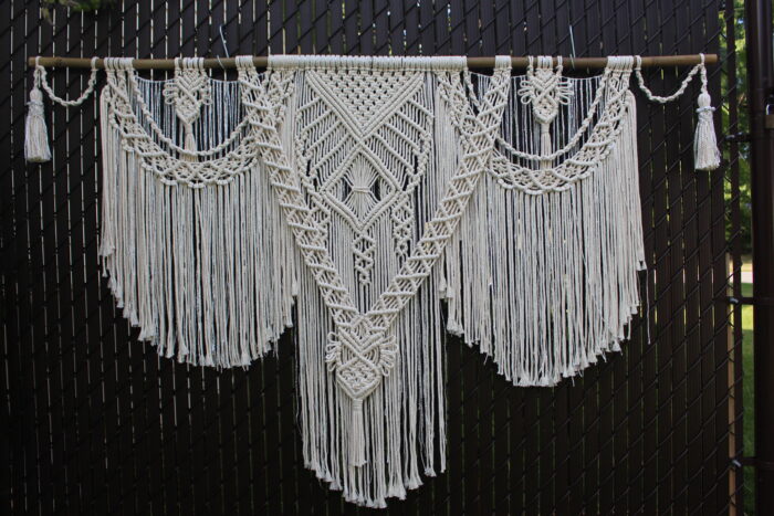 large macrame wall hanging