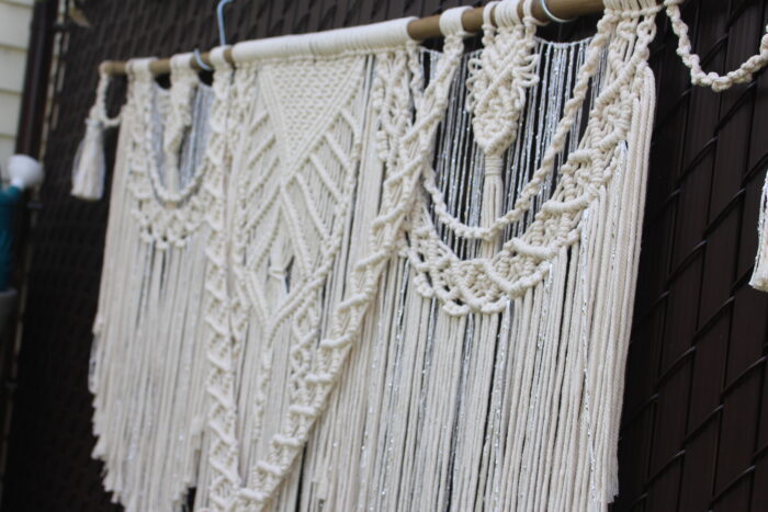 large macrame wall hanging