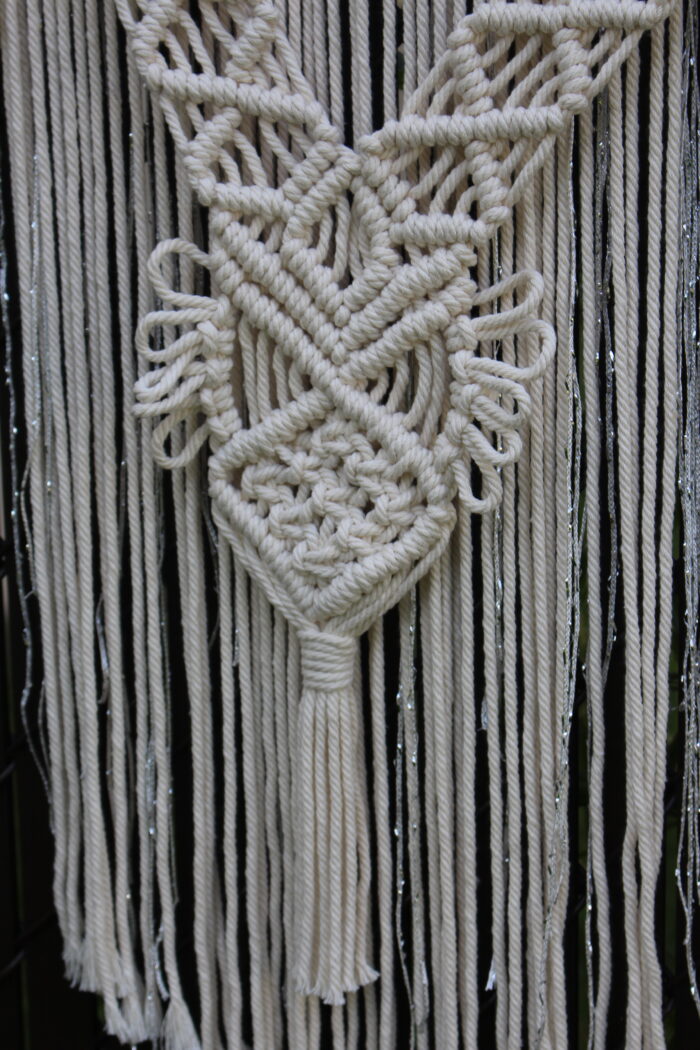 large macrame wall hanging