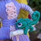 macrame doll rapunzel