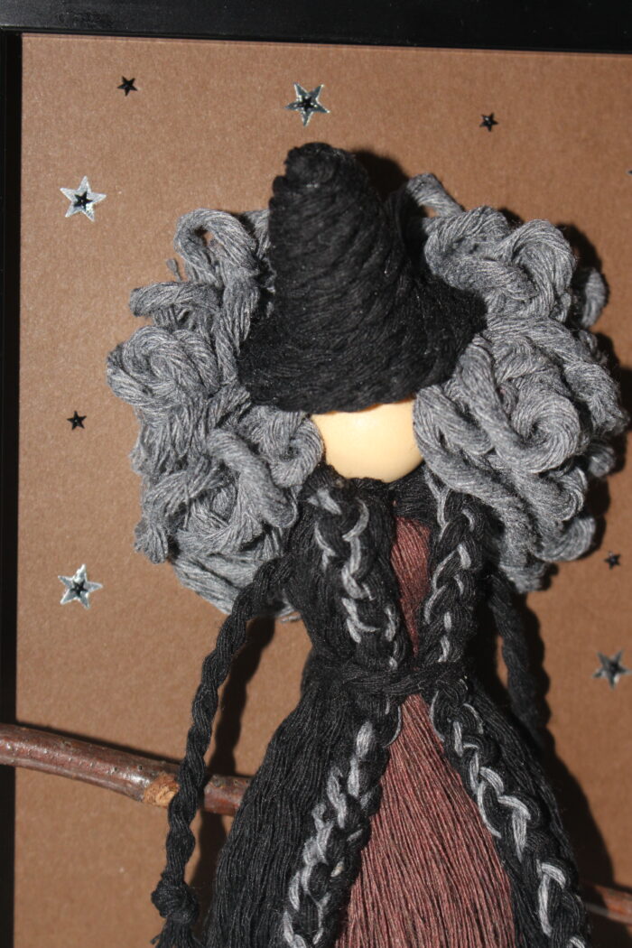 macrame doll witch