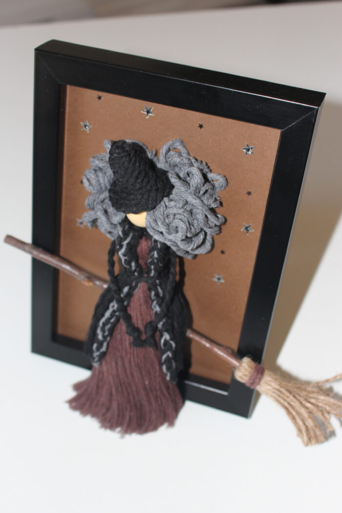 macrame doll witch