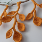 Macrame Vines and Leaves Sculpture Wall Hanging